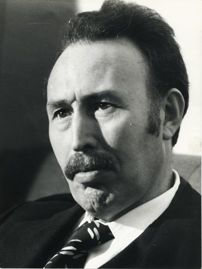 Houari Boumediene, commander of the ALN external forces during the Algerian War of Independence and President of Algeria 1965-1978, who built the authoritarian military state, nationalised the oil sector in 1971, and championed the New International Economic Order at the United Nations.