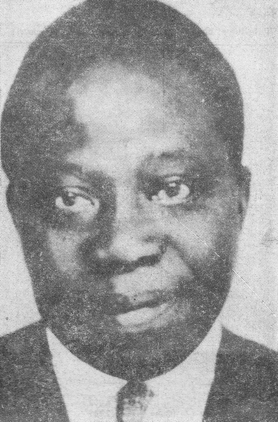 Barthélemy Boganda, independence leader of Central African Republic