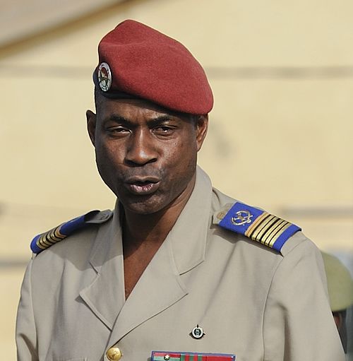 Gilbert Diendéré, Burkinabè general, Thomas Sankara's former bodyguard, the most powerful military figure of the Compaoré era, and leader of the failed 2015 Presidential Security Regiment coup.