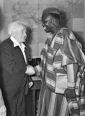 Chief Samuel Ladoke Akintola, Premier of the Western Region and leader of the Nigerian National Democratic Party, photographed during his years in office. Akintola was one of the most powerful politicians in the Nigerian First Republic — a gifted orator and political operator whose break from the Action Group and alliance with the NPC-NCNC federal coalition created the Western Region crisis that was among the most significant causes of the First Republic's collapse.