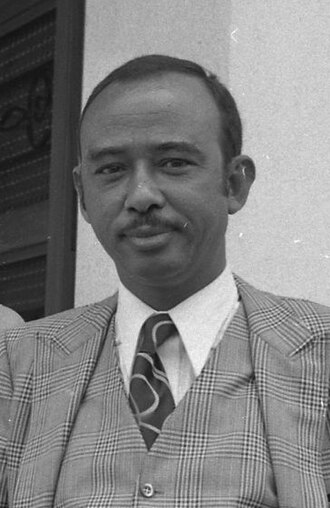Ali Aref Bourhan, chief minister of the Territory of the Afars and Issas 1967–1976, French-backed governor whose decade of pro-French administration delayed Djibouti's independence and whose removal made it inevitable.