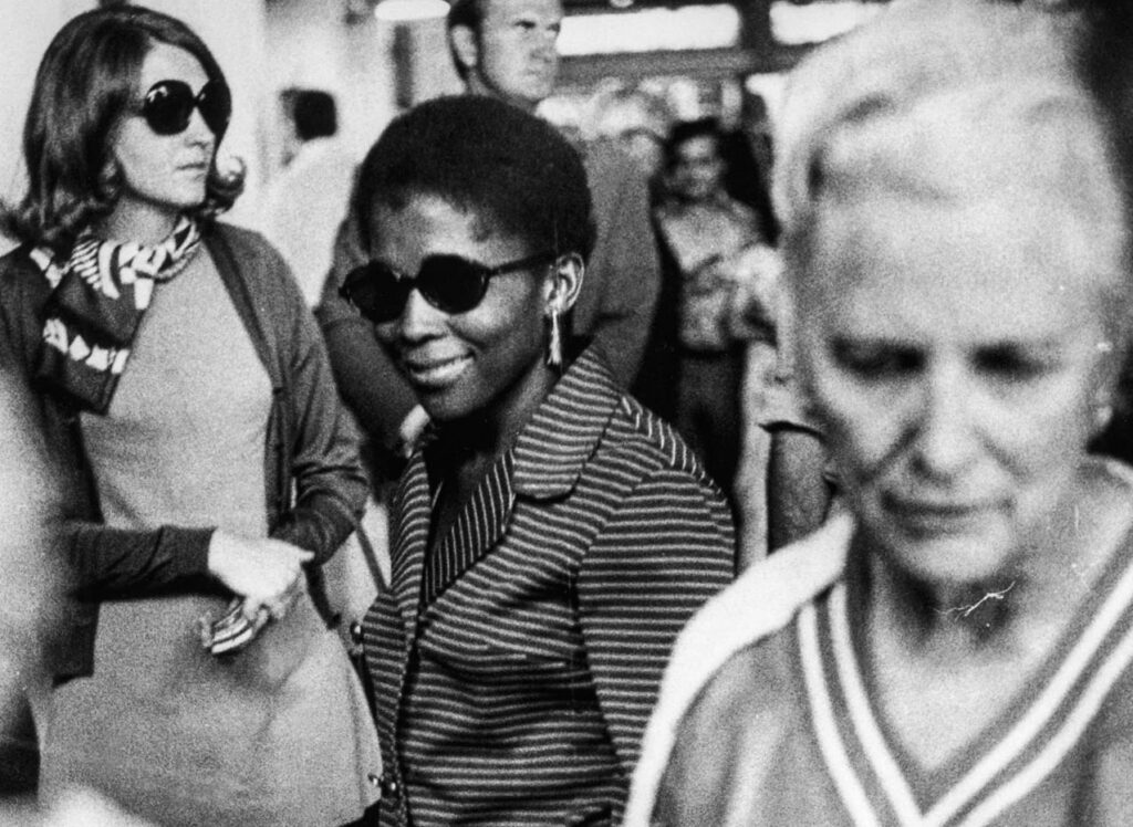 Joyce Sikhakhane, one of South Africa's first Black women journalists, courier for Winnie Mandela and the ANC underground, 180-day solitary confinement detainee, and author of A Window on Soweto.