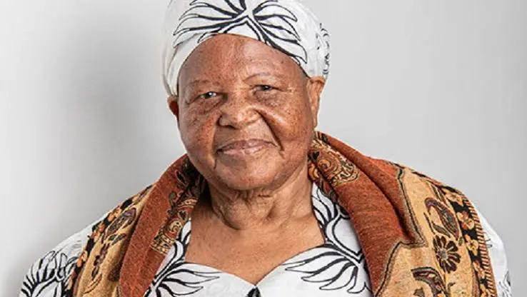 Lydia Kompe, South African rural women's rights activist, founder of the Rural Women's Movement, ANC Women's League leader, land rights campaigner, and post-apartheid ANC member of parliament.