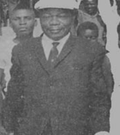 Harry Nkumbula, leader of the ANC of Northern Rhodesia