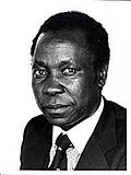 Edson Zvobgo, ZANU theorist and constitutional architect, photographed in later life — the Harvard-trained lawyer who drafted Zimbabwe's constitution and served as one of the post-independence government's most brilliant and occasionally independent-minded figures.