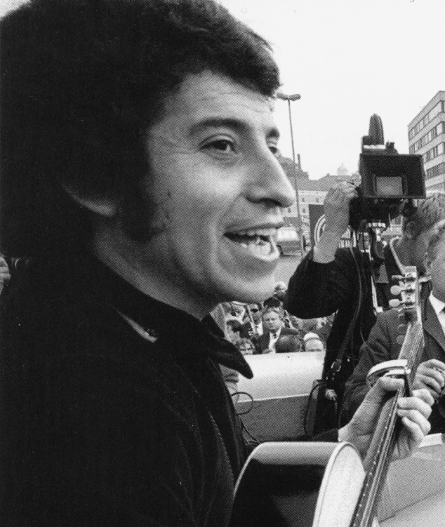 Víctor Jara, Chilean folk singer, theatre director and communist, whose hands were broken by soldiers in the Chile Stadium before he was shot dead in September 1973 — the most resonant symbol of Pinochet's cultural terror.