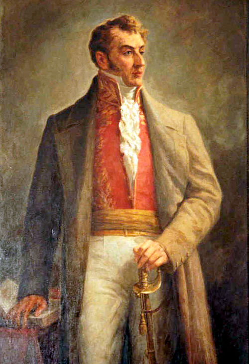 Antonio Nariño, Colombian creole intellectual and Precursor of Independence who illegally translated and printed the French Declaration of the Rights of Man in 1793, spending much of the following twenty years in Spanish colonial prisons for the act.
