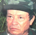Manuel Marulanda Vélez — Tirofijo — peasant self-defence organiser who co-founded the FARC in 1964 and commanded it for forty-four years until his death in the Colombian jungle in 2008 aged 78.