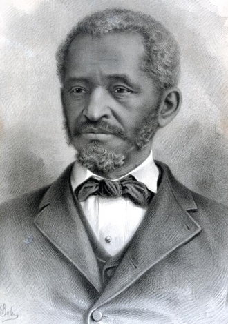 Lewis Hayden, escaped slave from Kentucky who became the hub of Boston's Underground Railroad network, kept kegs of gunpowder in his basement to deter slave catchers, organised armed resistance to the Fugitive Slave Act, and served in the Massachusetts legislature.