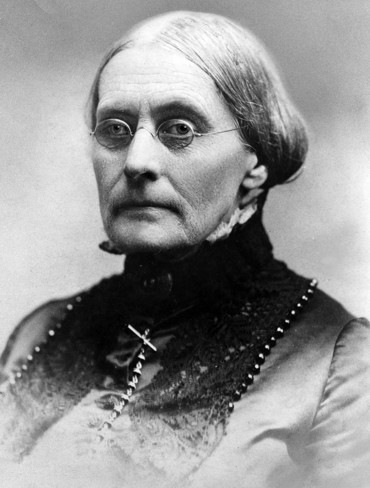Susan B. Anthony, Quaker abolitionist and suffragist who co-founded the American Equal Rights Association, was arrested for voting in 1872, and spent fifty years as the most tireless organiser in the American women's suffrage movement — the practical engine of the partnership with Elizabeth Cady Stanton that drove the cause from Seneca Falls toward the Nineteenth Amendment.