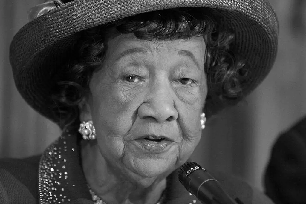 Dorothy Height, president of the National Council of Negro Women for forty years, the only woman among the civil rights movement's Big Six leadership, who stood on the 1963 March on Washington platform but was not permitted to speak — the movement's matriarch and its most persistent voice for the inseparability of racial and gender justice.