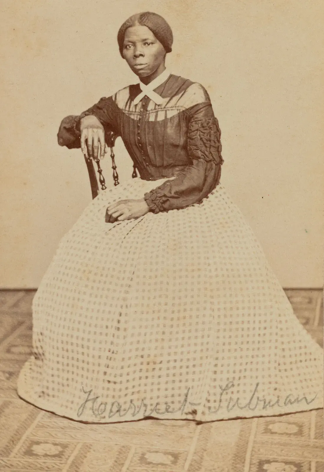 Harriet Tubman, escaped slave, Underground Railroad conductor, Union Army spy and scout — who returned to the South thirteen times after her own escape to lead approximately seventy people to freedom and who never lost a single person in her charge.