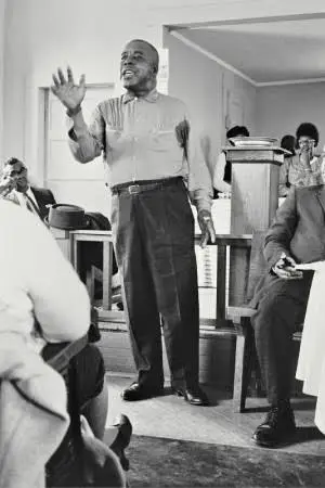 Hartman Turnbow, Holmes County Mississippi farmer who in April 1963 became the first Black person to attempt voter registration in Holmes County since Reconstruction, was firebombed that night, shot back at his attackers, and was then arrested by the FBI for arson of his own home — one of the most extraordinary moments in the civil rights movement's encounter with self-defence.
