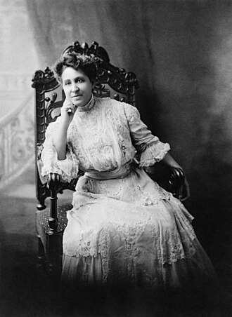 Mary Church Terrell, co-founder of the NAACP, first president of the National Association of Colored Women, and the woman who led the campaign that desegregated Washington D.C.'s restaurants when she was eighty-nine years old.