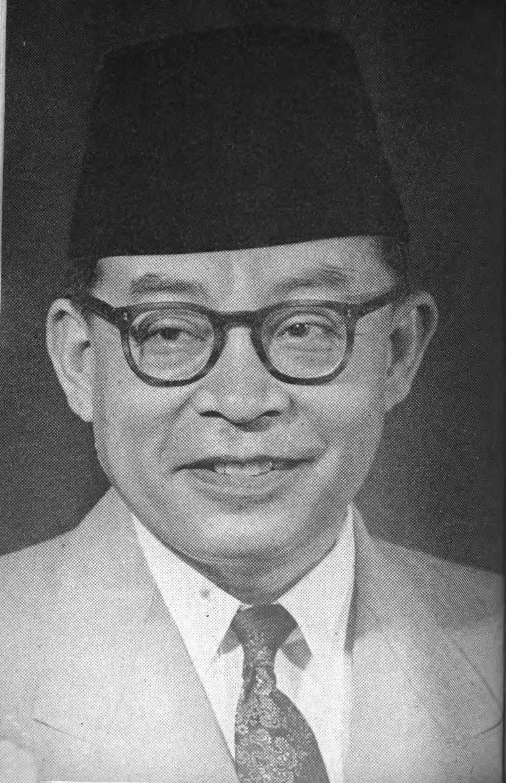 Mohammad Hatta, Bung Hatta, co-proclaimer of Indonesian independence on 17 August 1945, first Vice-President and principled democrat who resigned to protest Sukarno's authoritarianism