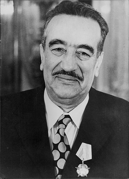 Khaled Bakdash, leader of the Syrian Communist Party, photographed in the mid-twentieth century. Bakdash was the first Communist ever elected to an Arab parliament, winning a Damascus seat in the 1954 Syrian elections.