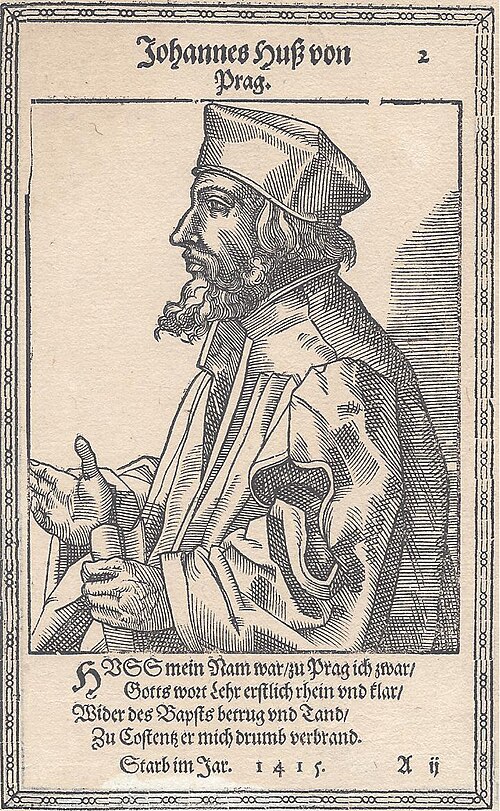 Jan Hus, Bohemia (Czech) freedom fighter