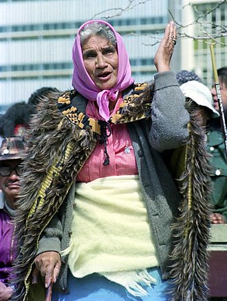 Dame Whina Cooper, Māori land rights leader, New Zealand